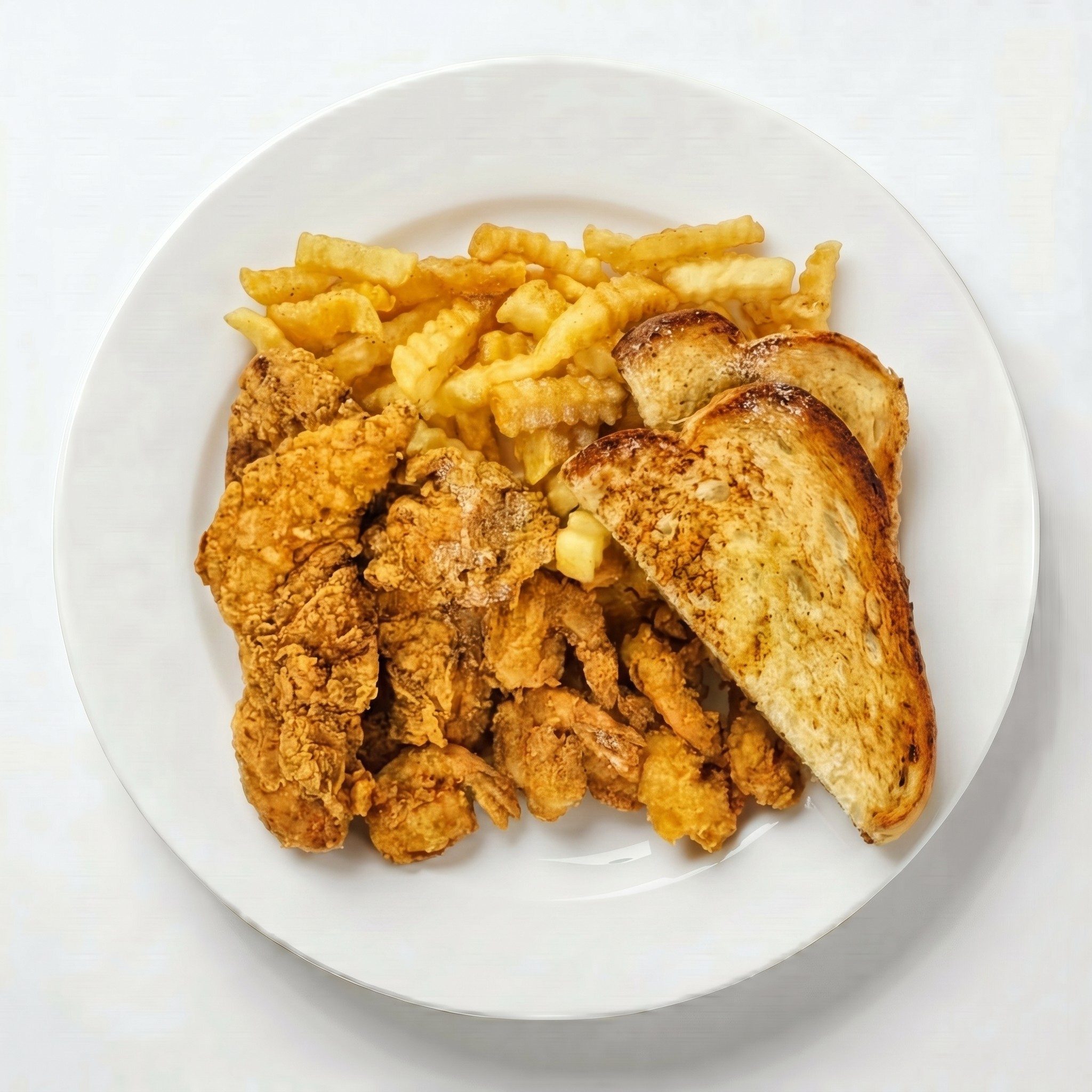 Shrimp & Tenders Menu.