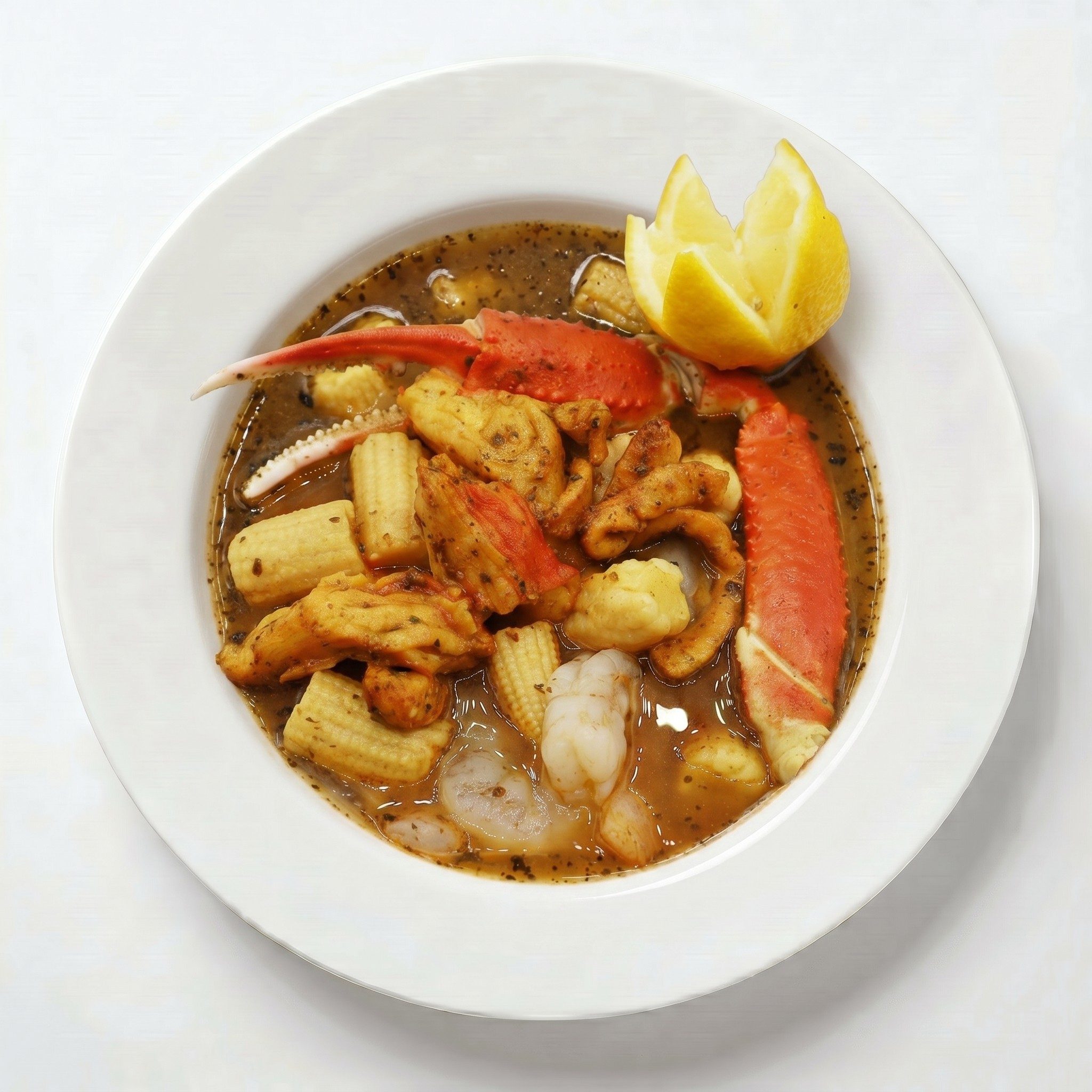 Steamed Shrimp.