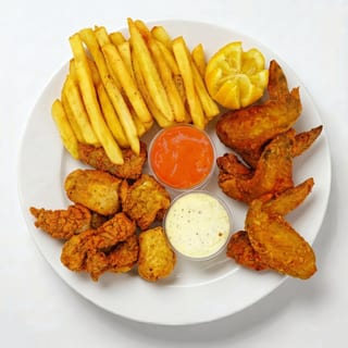 Catfish Nuggets, Wings or Shrimp Menu