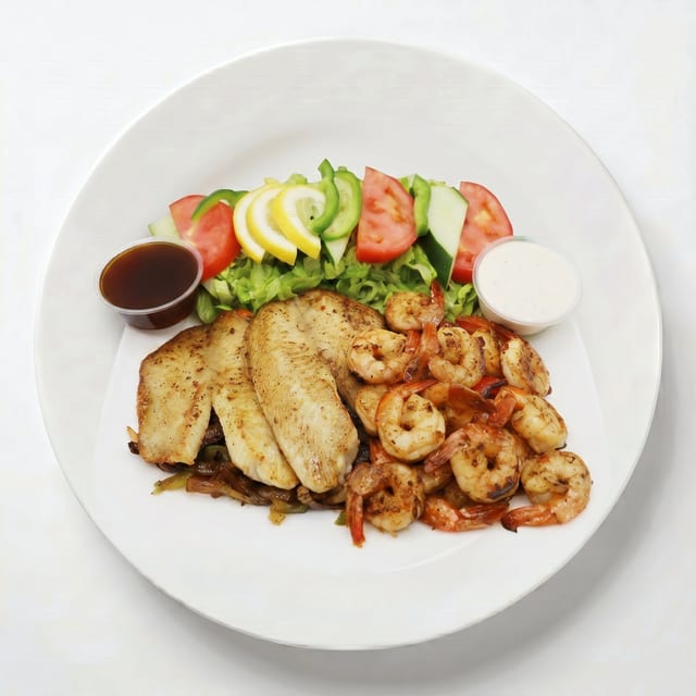 Fish & Shrimp Grilled.