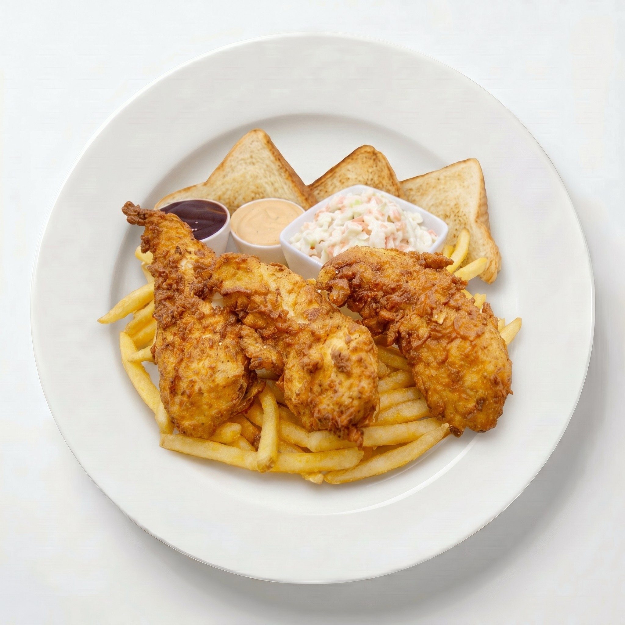 Chicken Tenders Dinner.
